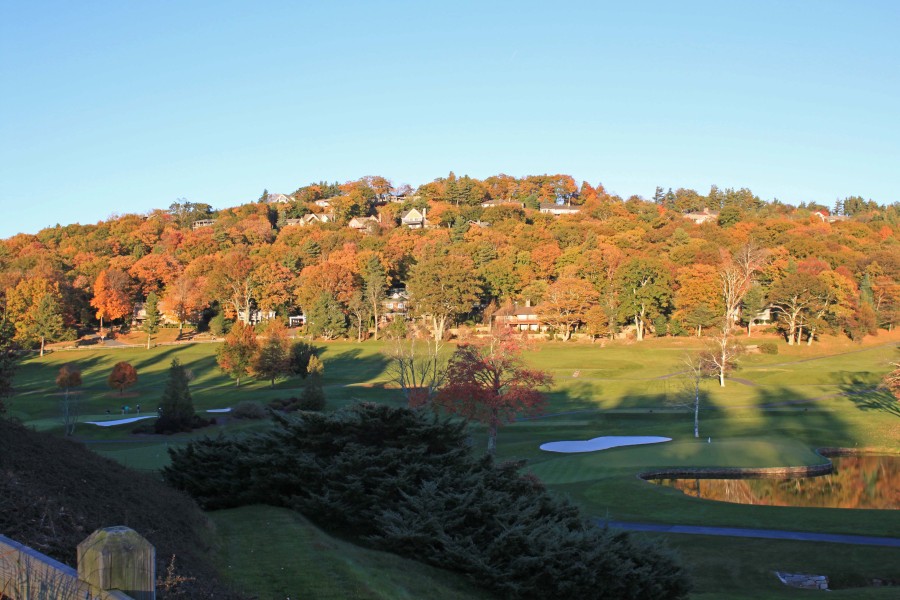 Blowing Rock Club golf course in fall