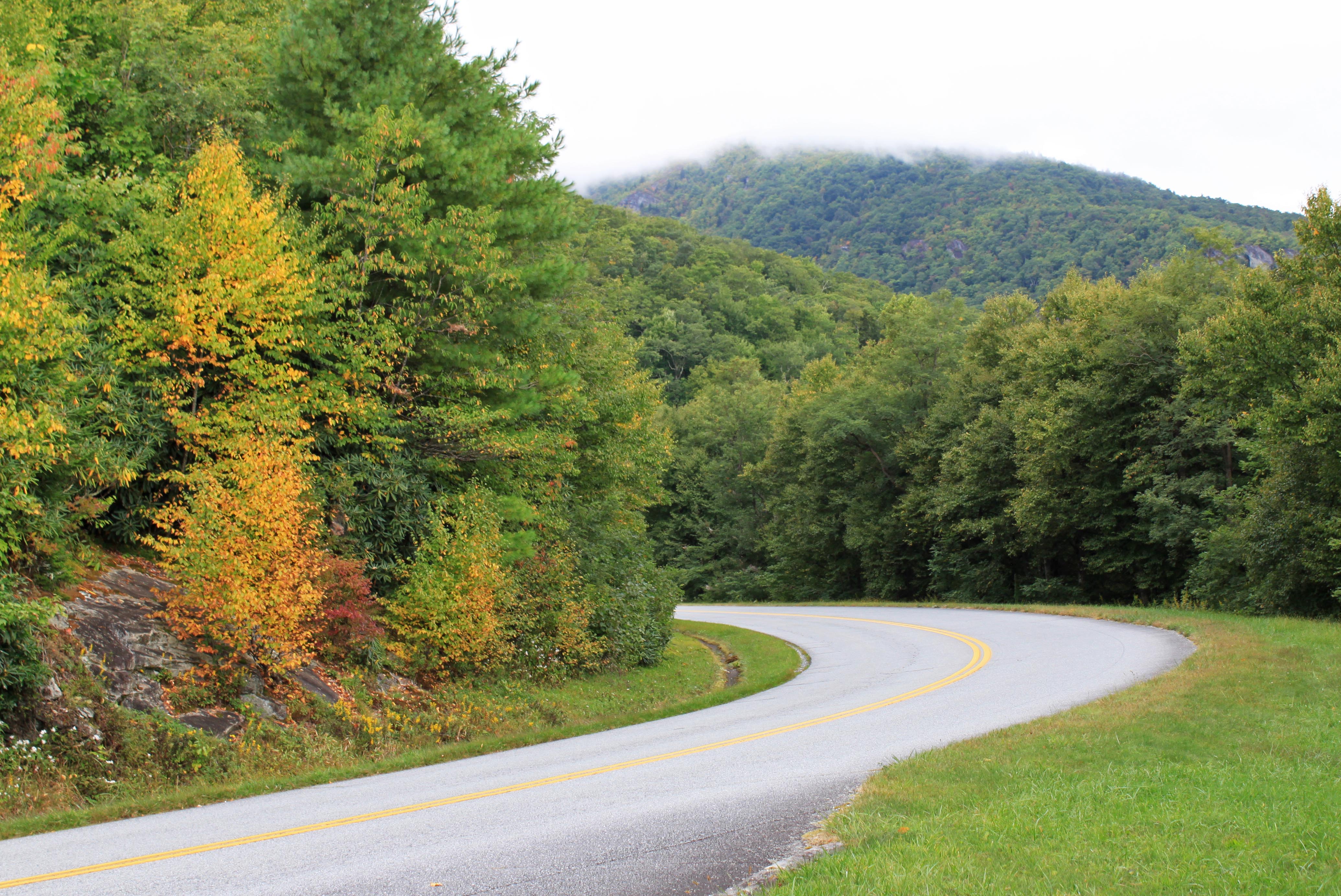 Early fall color on the Blue Ridge Parkway